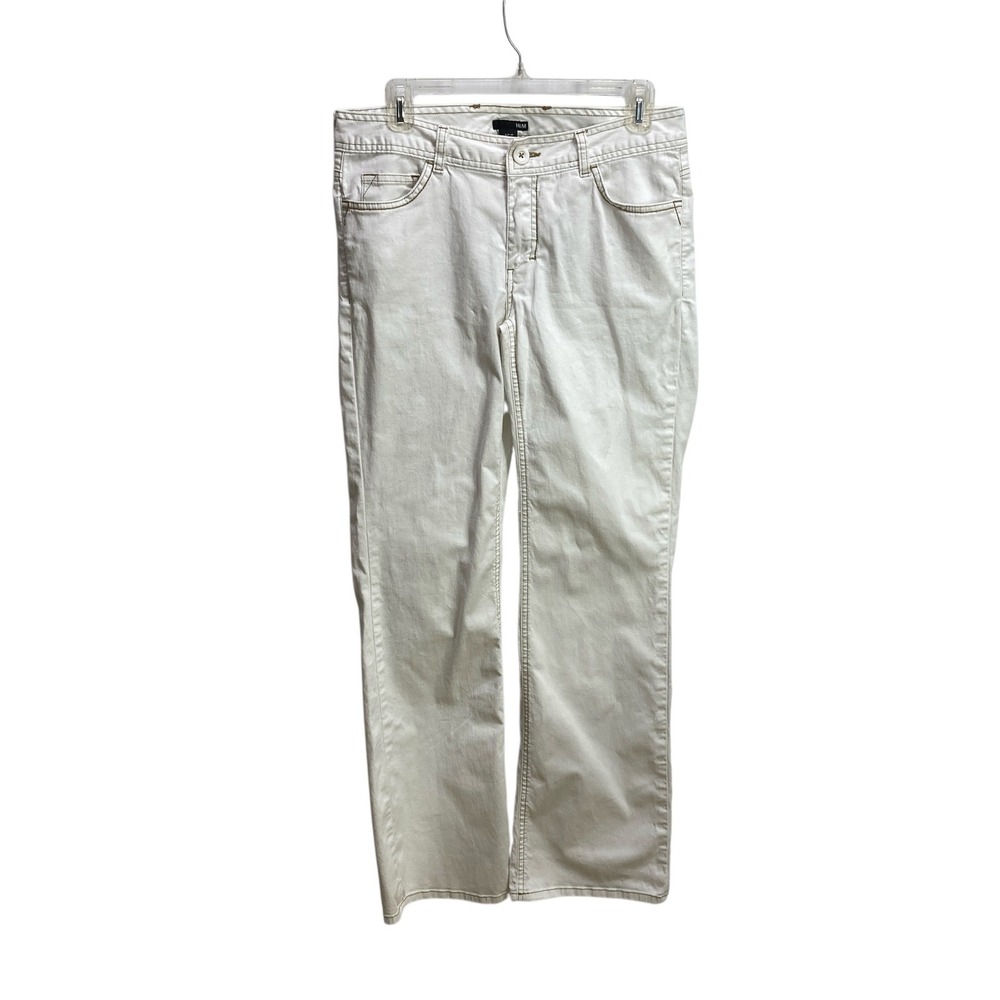 H&M White Bootcut Jeans Size 10 Women's Denim Pants Casual Comfortable